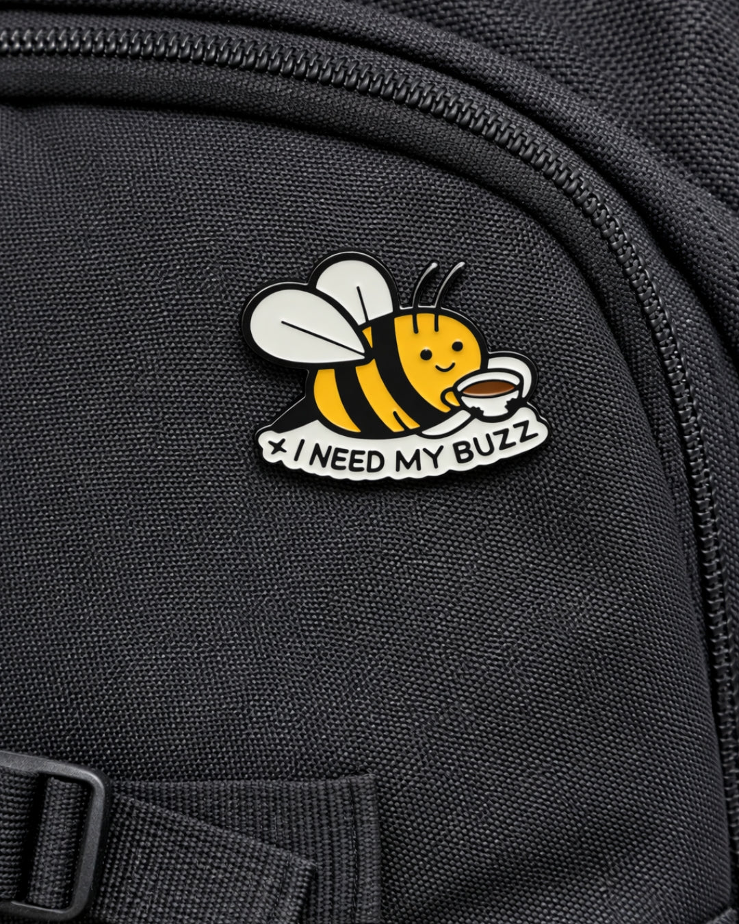 I need My Buzz Brooch Enamel Pin