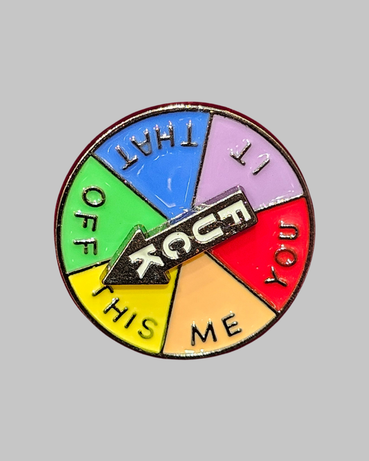 Fuck Wheel Brooch Enamel Pin