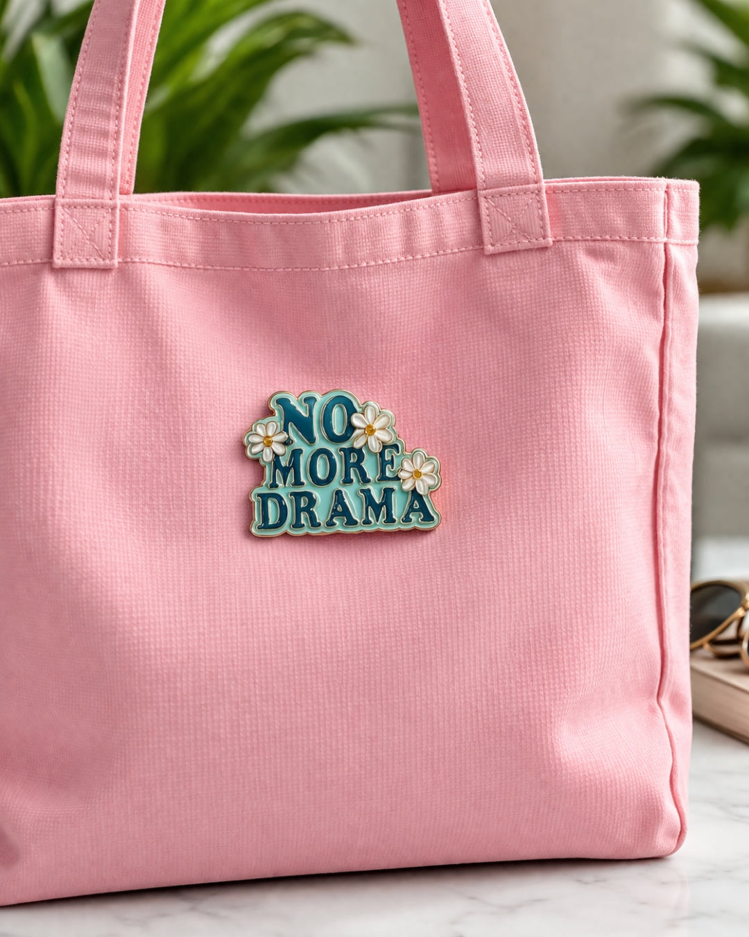 No More Drama Enamel Pin