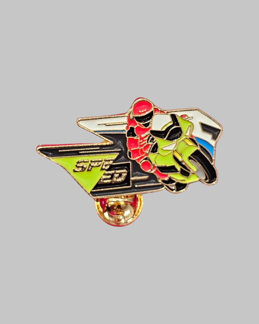 Speed Bike Brooch Enamel Pin