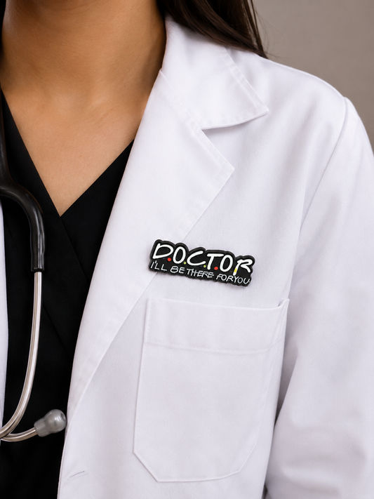 Doctor “I’ll Be There For You” Enamel Pin Badge for Doctors, Nurses & Medical Students