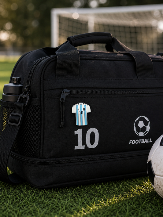 Argentina No.10 Football Jersey Enamel Pin Badge for Bags, Caps & Jackets | Sports Fan Brooch